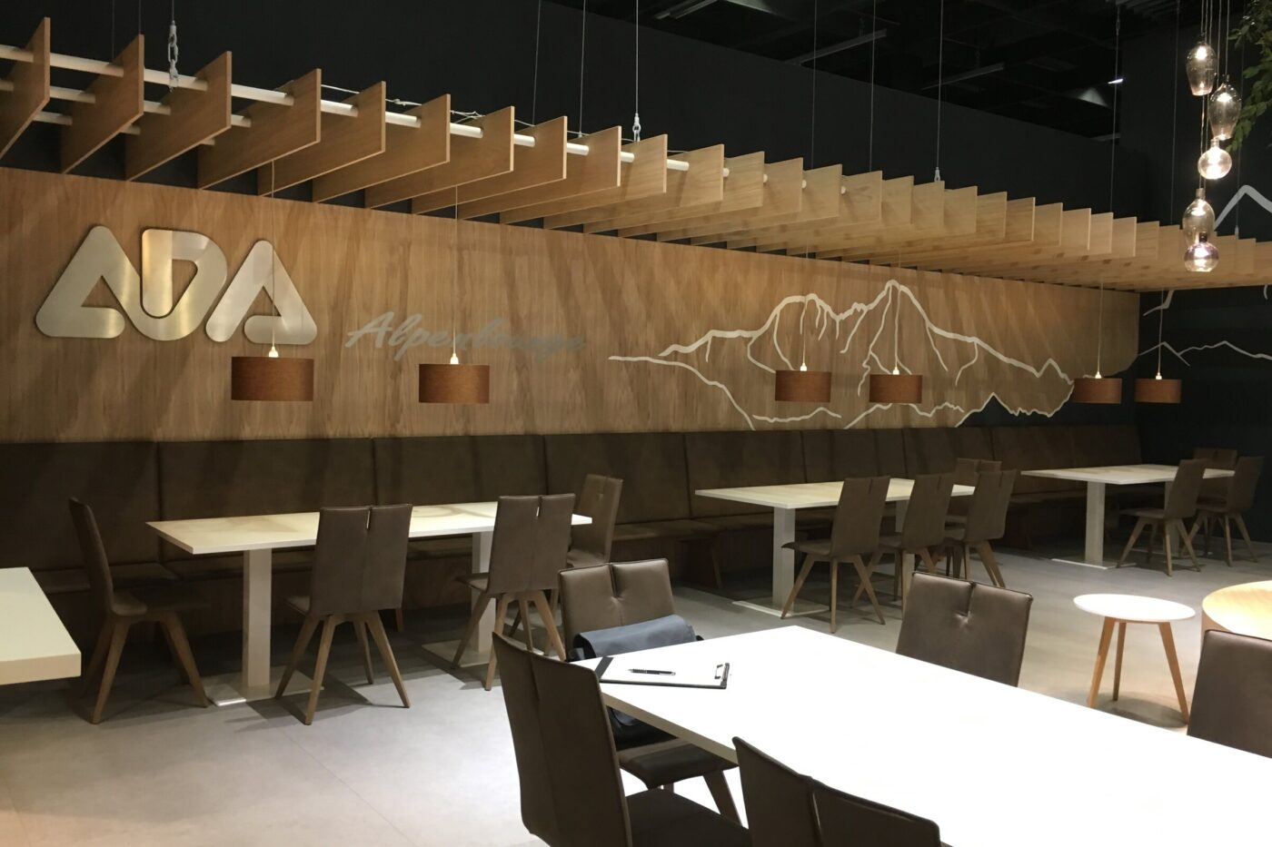 Meeting-Lounge auf einem Messestand