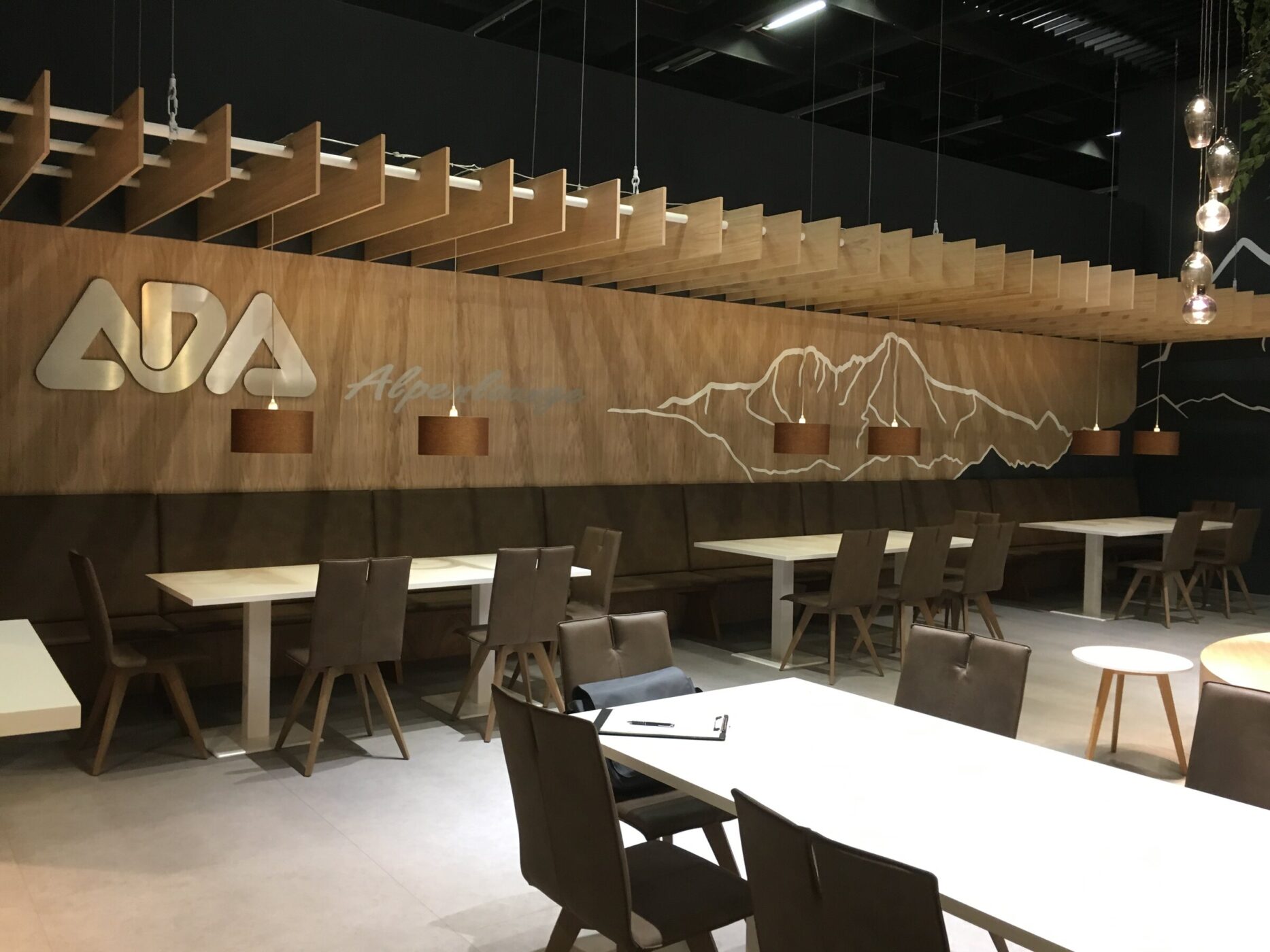 Meeting-Lounge auf einem Messestand